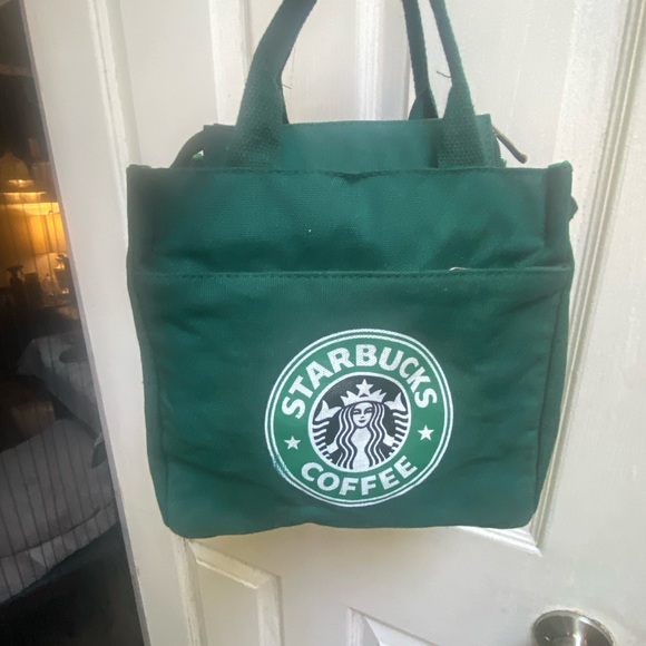 Starbucks Forest Green Coffee Tote - Picture 1 of 3